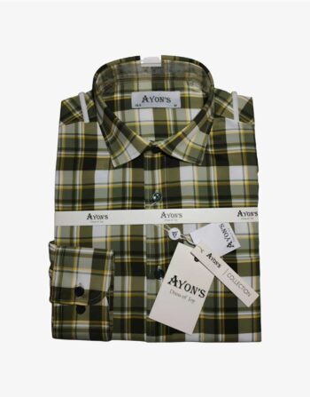 Multiple Colors Check L/S Semi Regular Fit 510