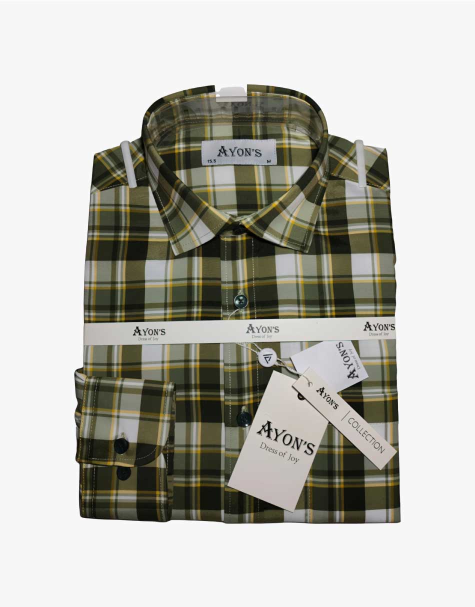 Multiple Colors Check L/S Semi Regular Fit 510 - Image 1